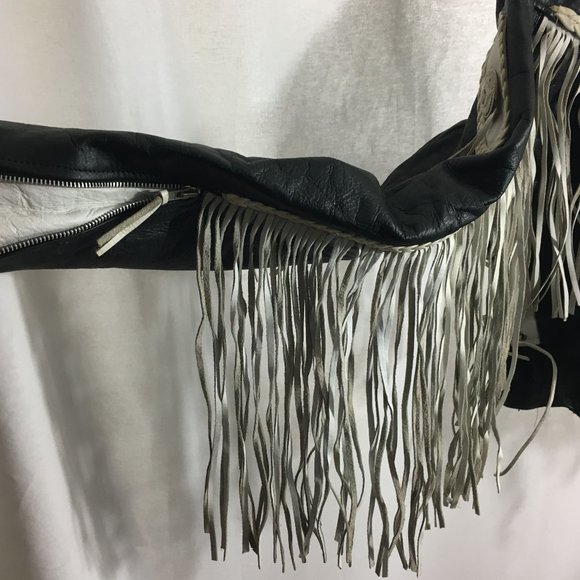 Retro Leather Motorcycle Jacket - Picture 6 of 9